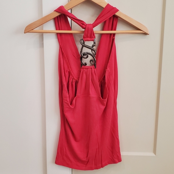 Vintage Easel Sleeveless Fancy Back Top - Picture 2 of 3